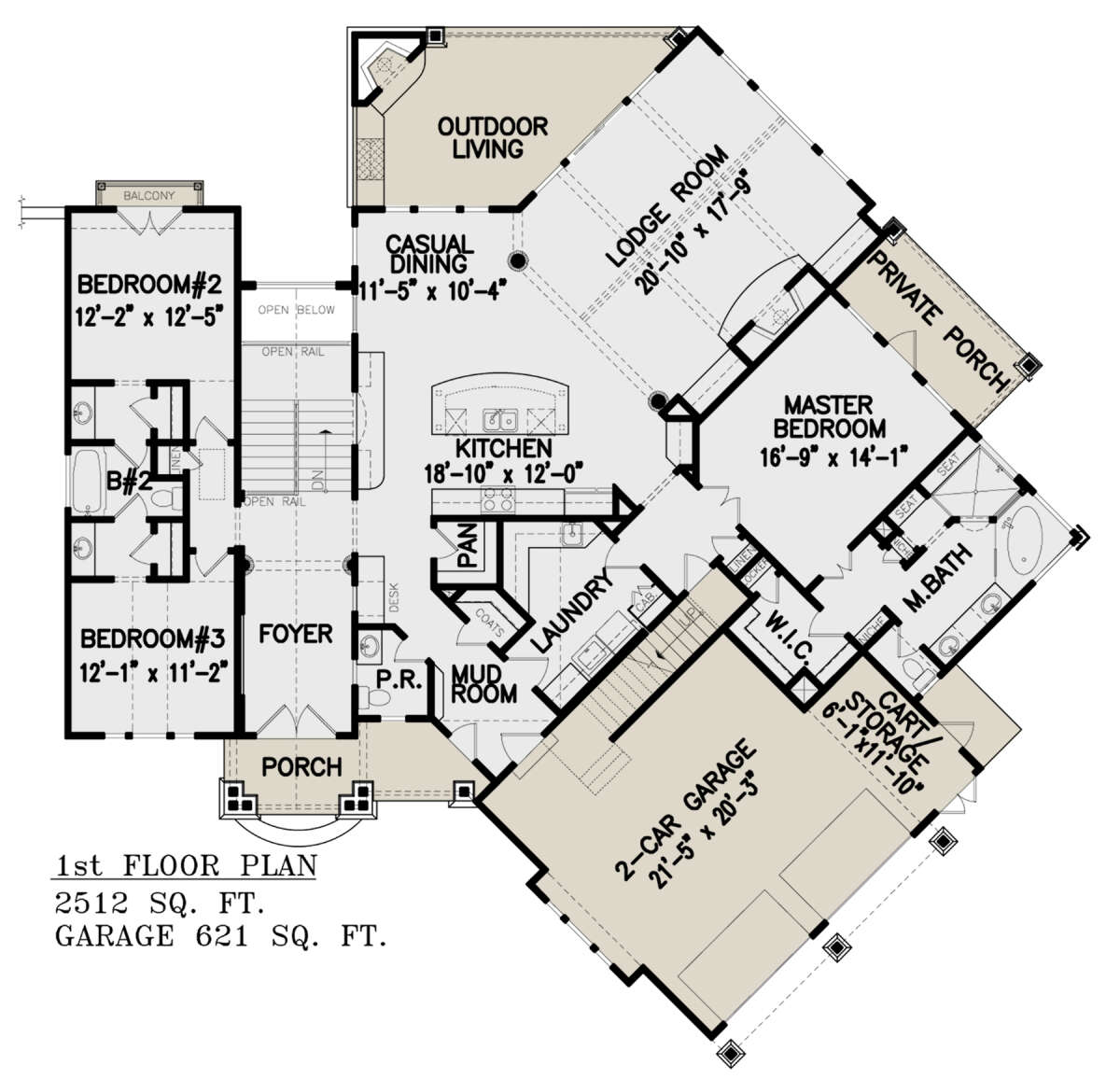 Main Floor  for House Plan #699-00037