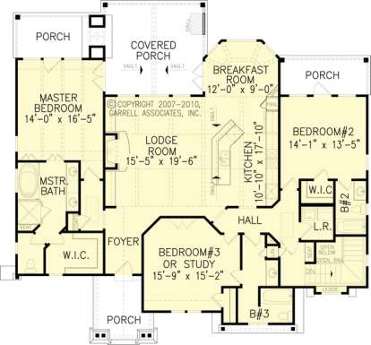 Floorplan 1 for House Plan #699-00038