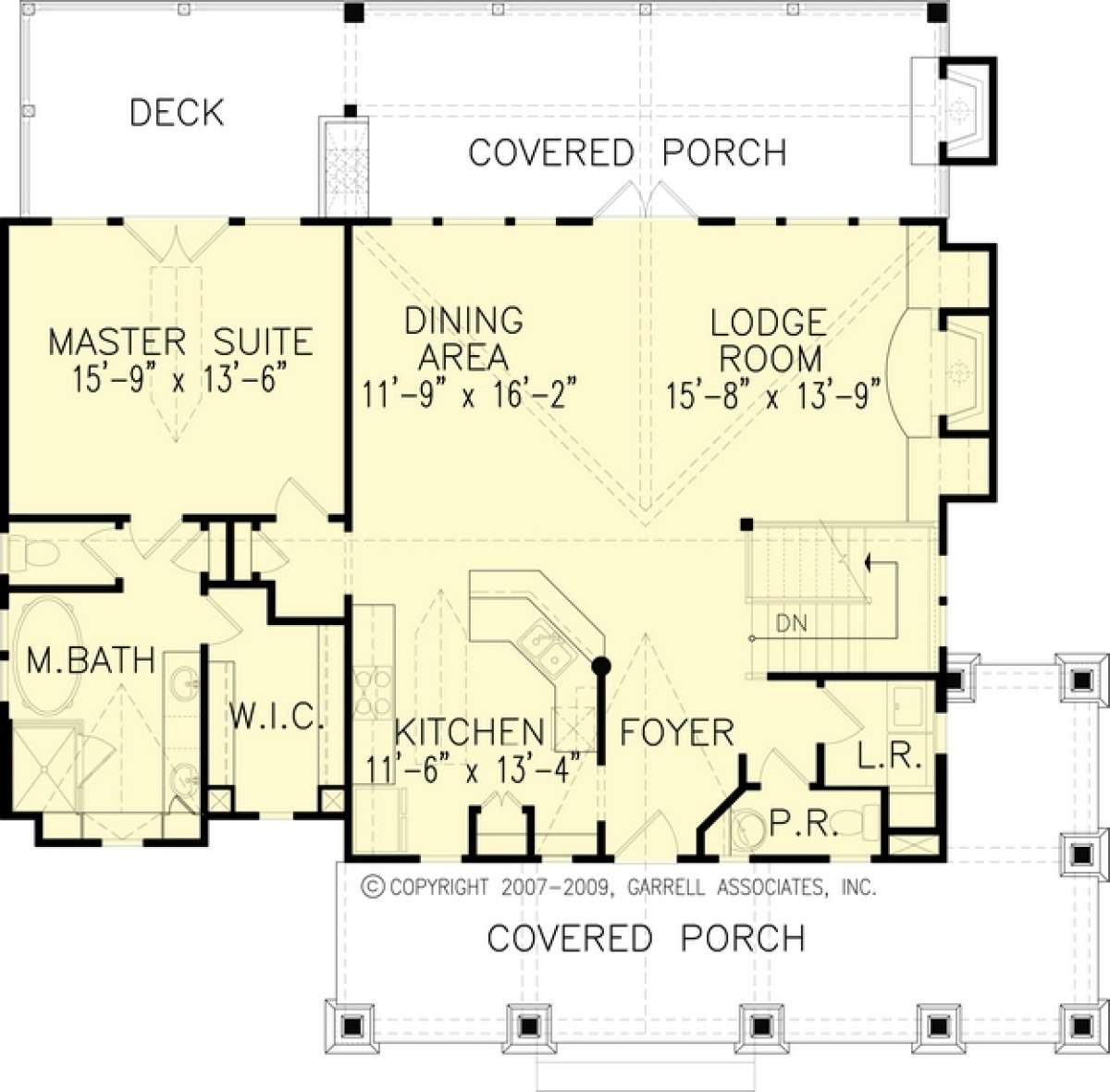 Floorplan 1 for House Plan #699-00040