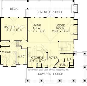 Floorplan 1 for House Plan #699-00040