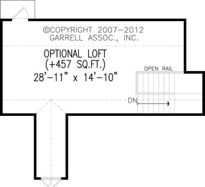 Loft for House Plan #699-00041
