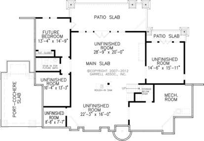 Basement for House Plan #699-00041