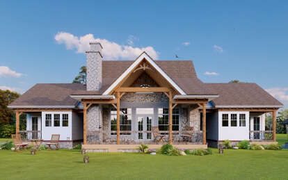 Mountain House Plan #699-00042 Elevation Photo