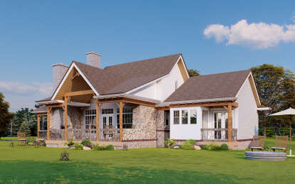 Mountain House Plan #699-00042 Elevation Photo