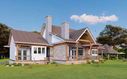 Mountain House Plan #699-00042 Elevation Photo