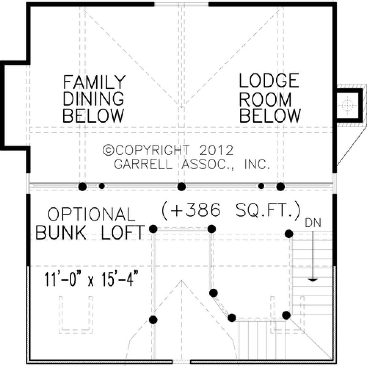 Optional Second Floor for House Plan #699-00042