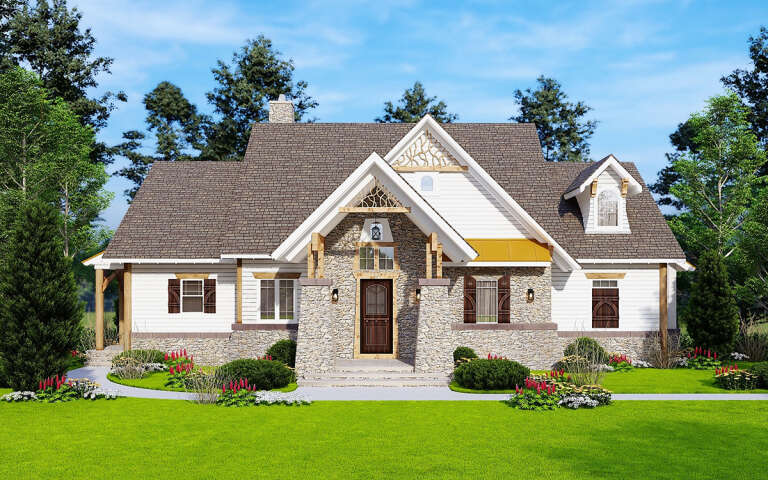 House Plan House Plan #14479 Front Elevation 