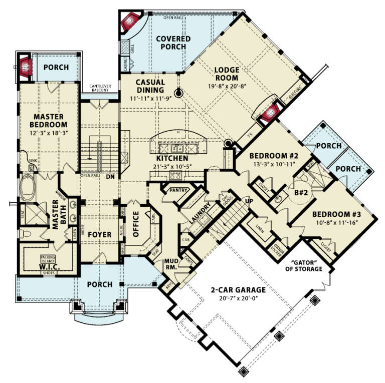 House Plan House Plan #14481 Drawing 1