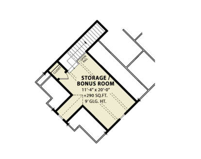 Bonus Room for House Plan #699-00045