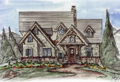 Mountain House Plan #699-00046 Elevation Photo