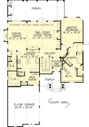 Floorplan 1 for House Plan #699-00046