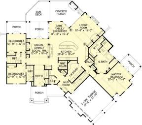 Floorplan 1 for House Plan #699-00047
