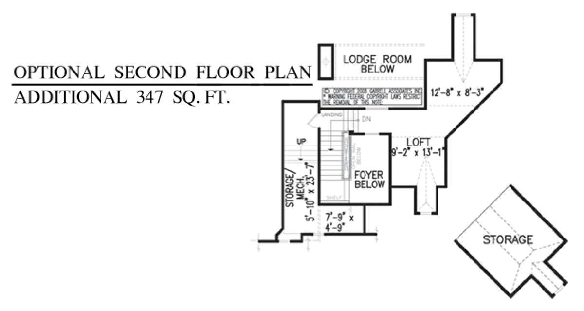 Floorplan 2 for House Plan #699-00048