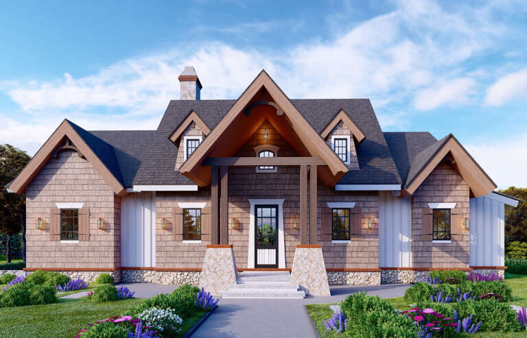 House Plan House Plan #14485 Front Elevation 