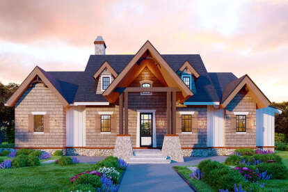 Mountain House Plan #699-00049 Elevation Photo