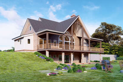 Mountain House Plan #699-00049 Elevation Photo