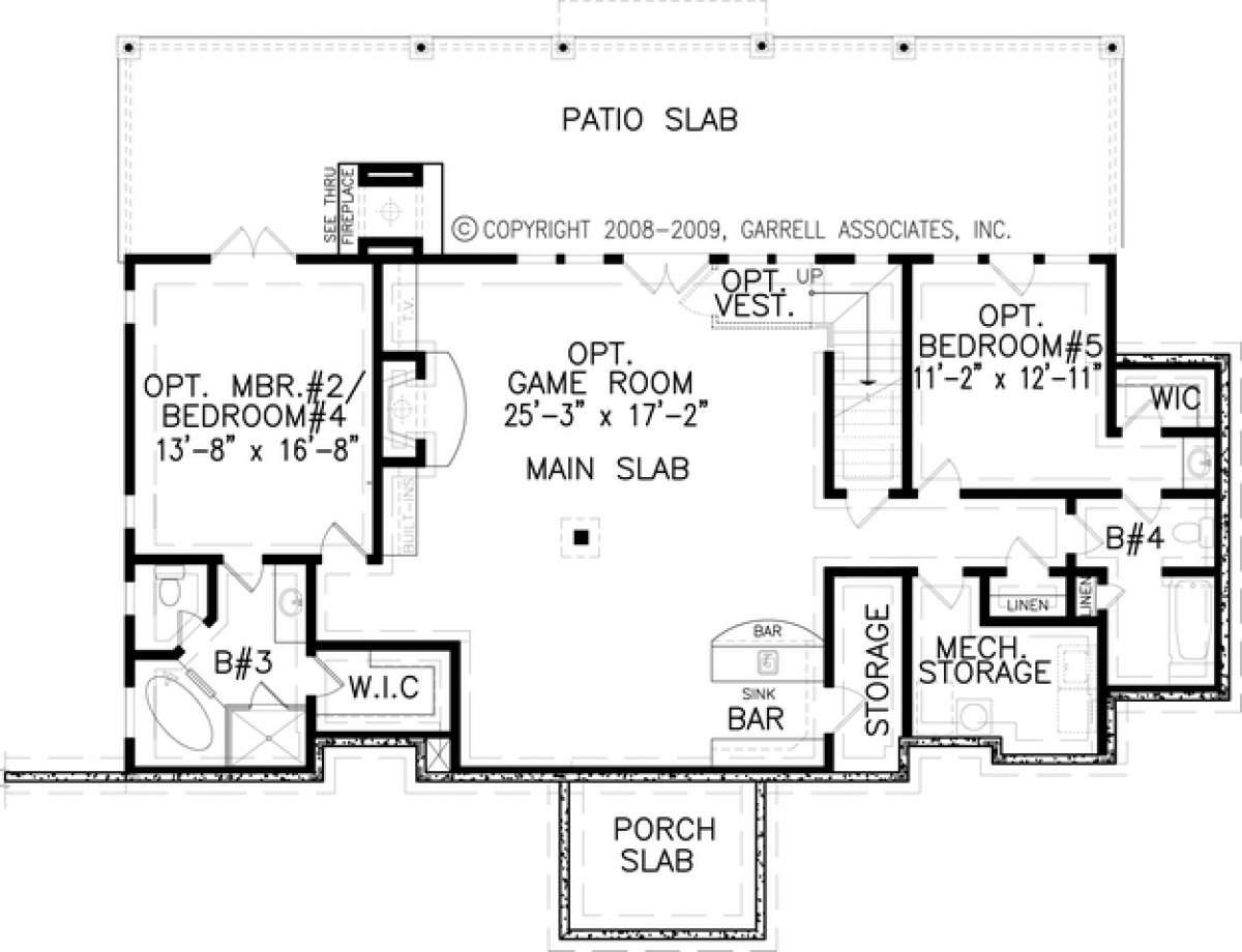 Basement for House Plan #699-00049