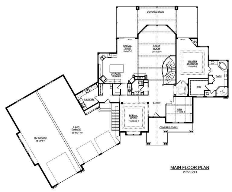 House Plan House Plan #14486 Drawing 1