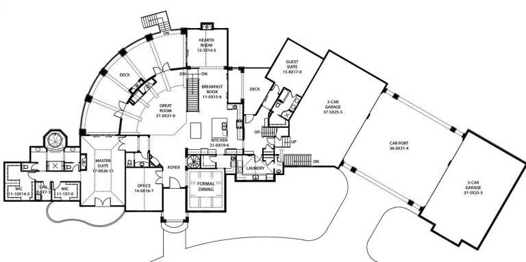 House Plan House Plan #14488 Drawing 1