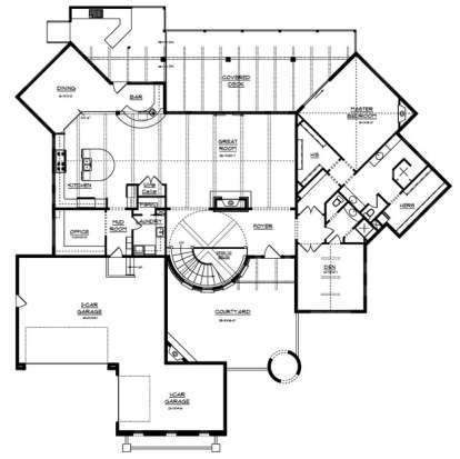 House Plan House Plan #14489 Drawing 1