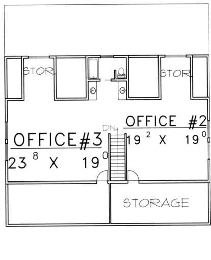 Second Floor for House Plan #039-00186