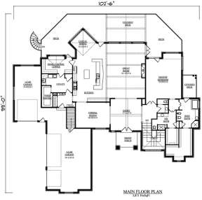 Floorplan 1 for House Plan #5631-00051