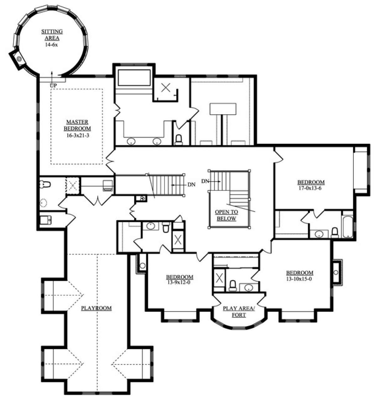 Floorplan 2 for House Plan #5631-00052