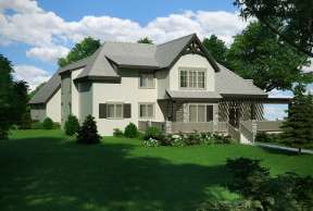 Luxury House Plan #5631-00054 Elevation Photo