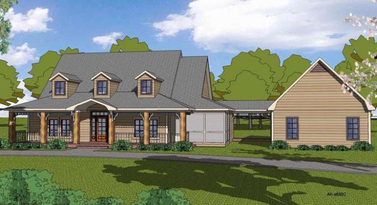 House Plan House Plan #14497 Front Elevation