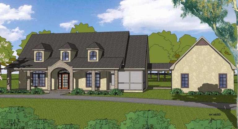 House Plan House Plan #14498 Front Elevation