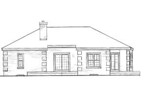 Ranch House Plan #033-00004 Elevation Photo