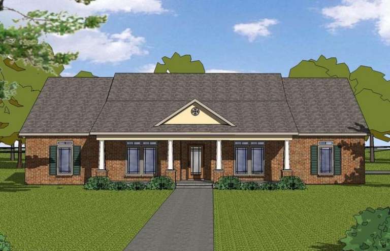 House Plan House Plan #14507 Front Elevation