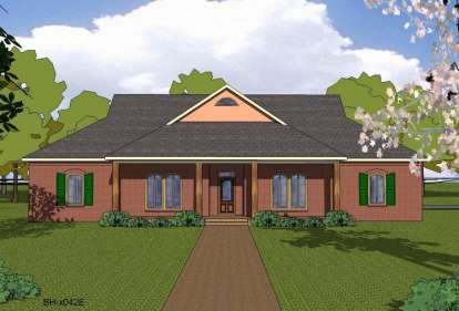Country House Plan #6471-00013 Elevation Photo