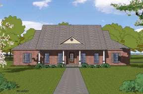French Country House Plan #6471-00016 Elevation Photo