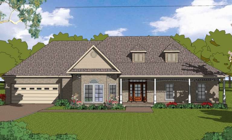 French Country House Plan #6471-00024 Elevation Photo