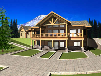 Northwest House Plan #039-00189 Elevation Photo