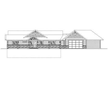 Northwest House Plan #039-00189 Elevation Photo