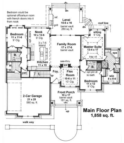 House Plan House Plan #14523 Drawing 1