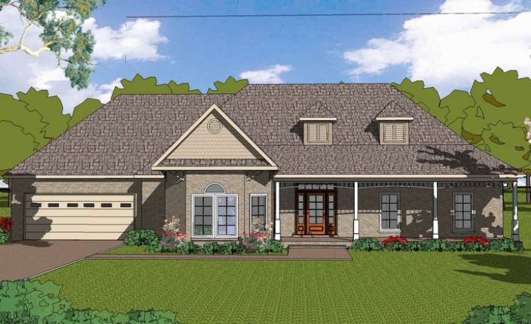House Plan House Plan #14525 Front Elevation