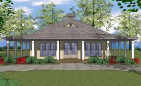 Vacation House Plan #6471-00031 Elevation Photo