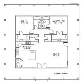 Floorplan 1 for House Plan #6471-00031