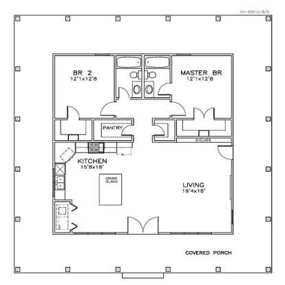 Floorplan 1 for House Plan #6471-00031