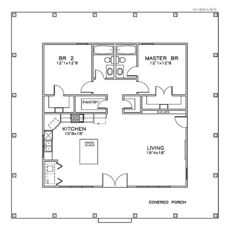 House Plan House Plan #14528 Drawing 1