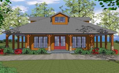 2 Bed, 2 Bath, 1225 Square Foot House Plan - #6471-00032