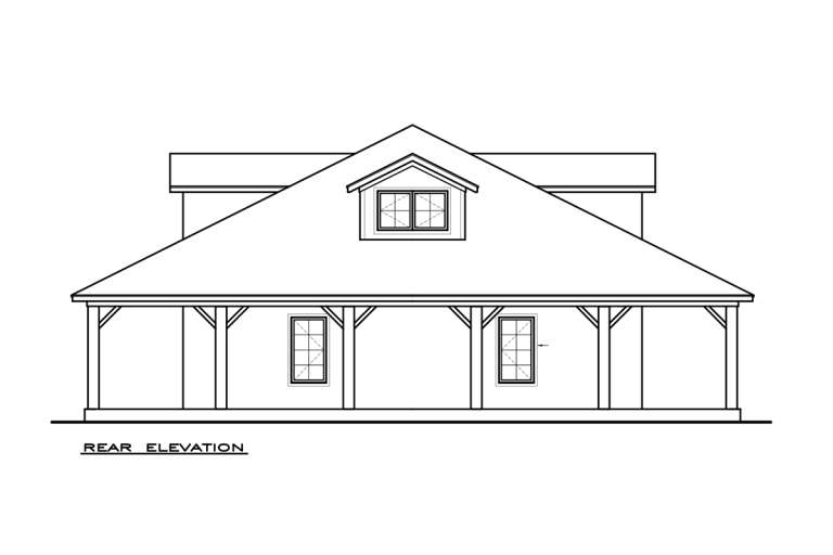 Country House Plan #6471-00032 Elevation Photo