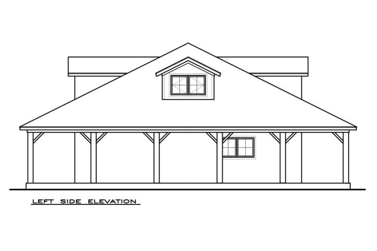 Country House Plan #6471-00032 Elevation Photo