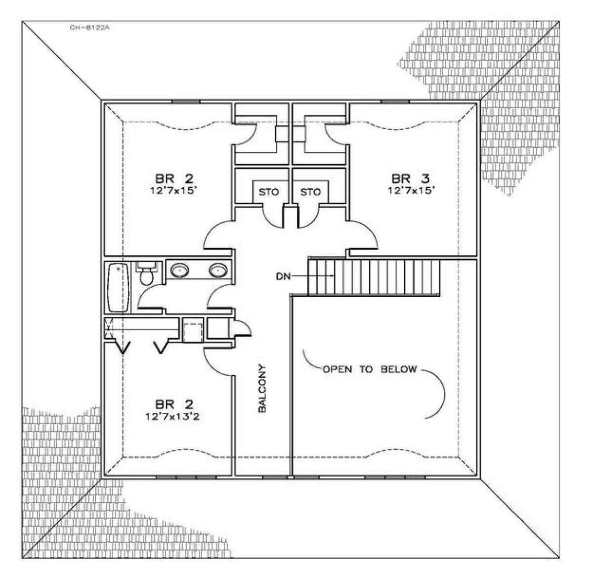 Floorplan 2 for House Plan #6471-00038