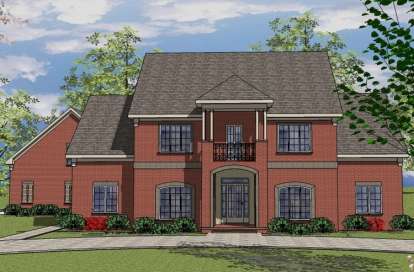 4 Bed, 3 Bath, 3319 Square Foot House Plan - #6471-00040