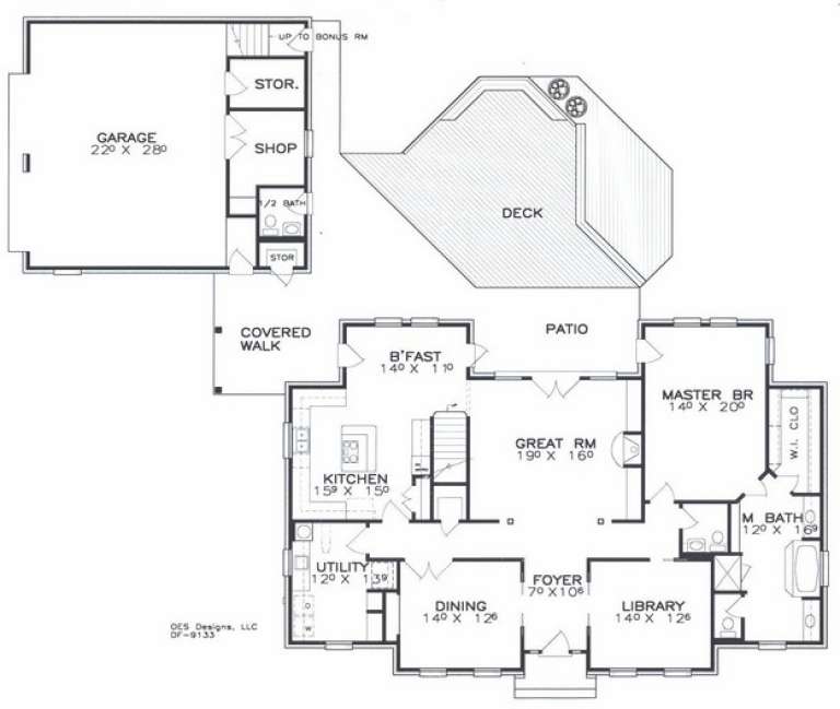 House Plan House Plan #14538 Drawing 1