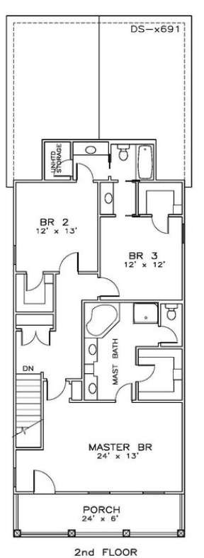 Floorplan 2 for House Plan #6471-00042
